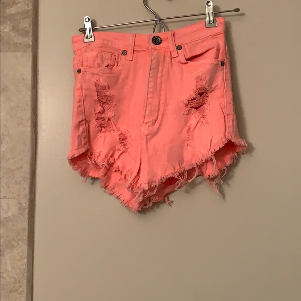 High waisted shorts